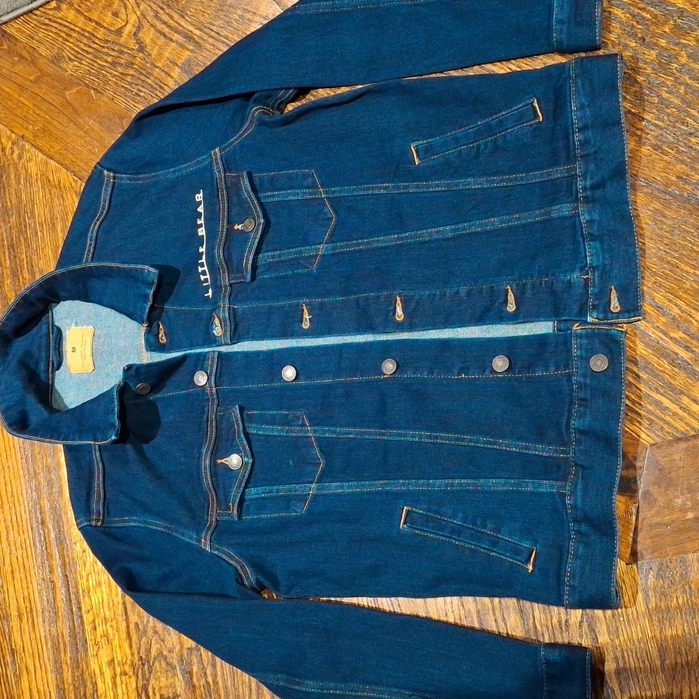 LITTLE BEAR Unisex Blue Denim Jacket Size M.